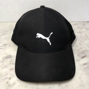 Black and White Puma Golf Adjustable Hat OS